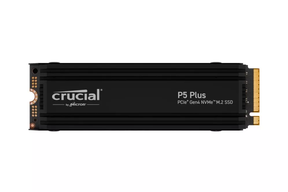 Crucial P5 Plus 2TB Gen4 NVMe M.2 SSD con Disipador