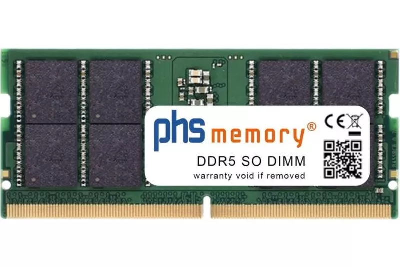 Memoria RAM PHS-memory SP626722 64GB DDR5 5600MHz SO-DIMM para HP