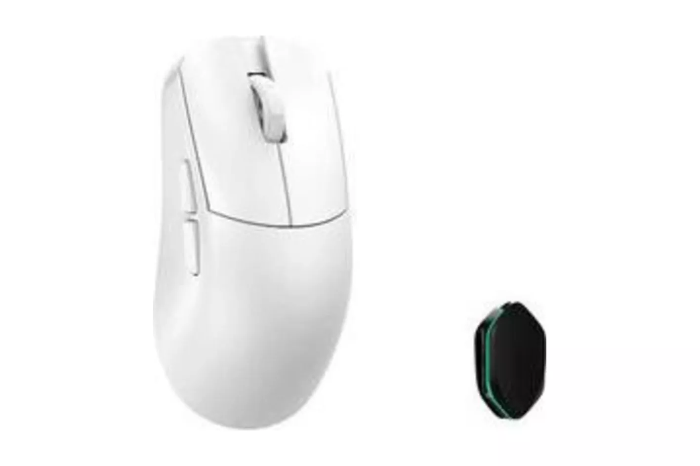 Rat&oacute;n WLMouse Ying White inal&aacute;mbrico 8000 Hz &oacute;ptico blanco gaming