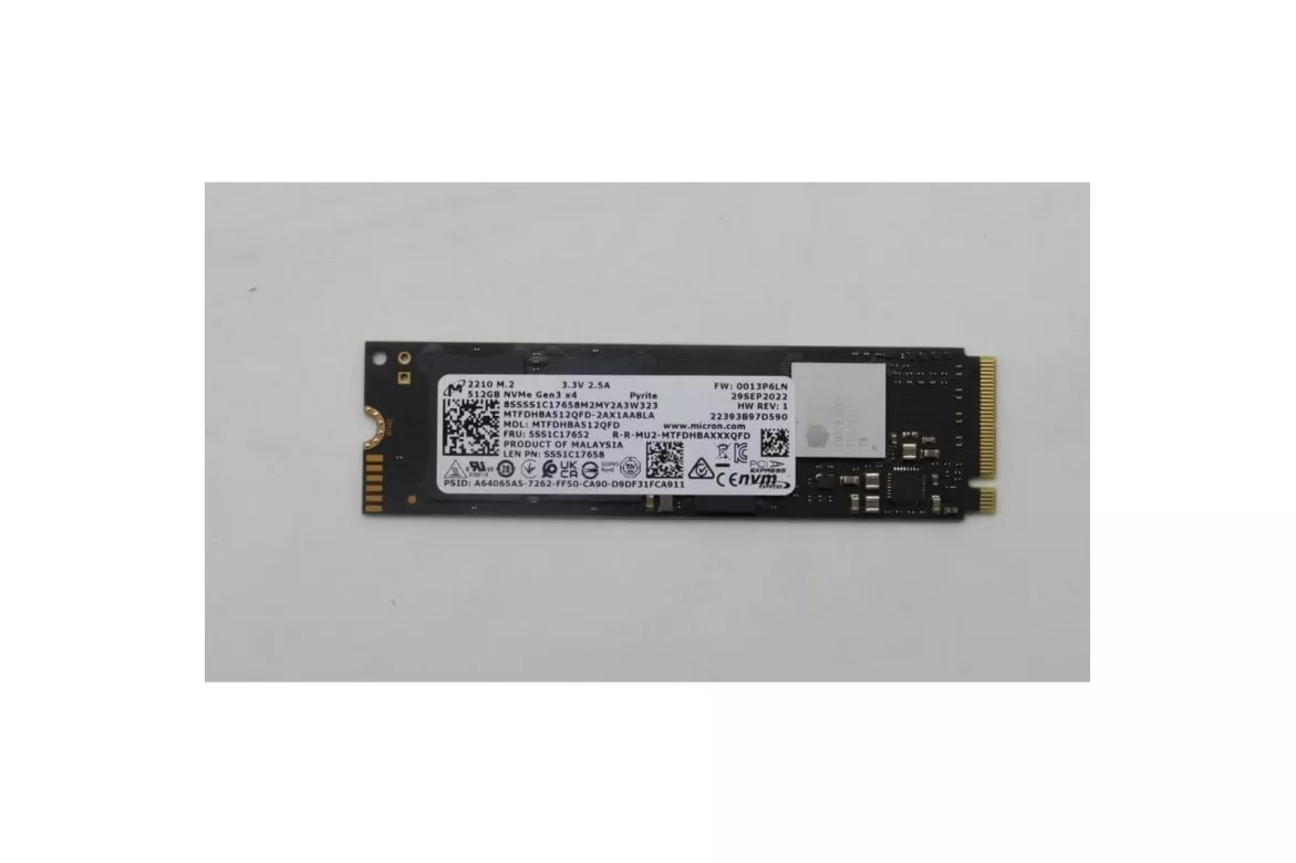 Disco Duro Lenovo 512 GB M.2 SSD PCIe NVMe QLC 24 meses garant&iacute;a