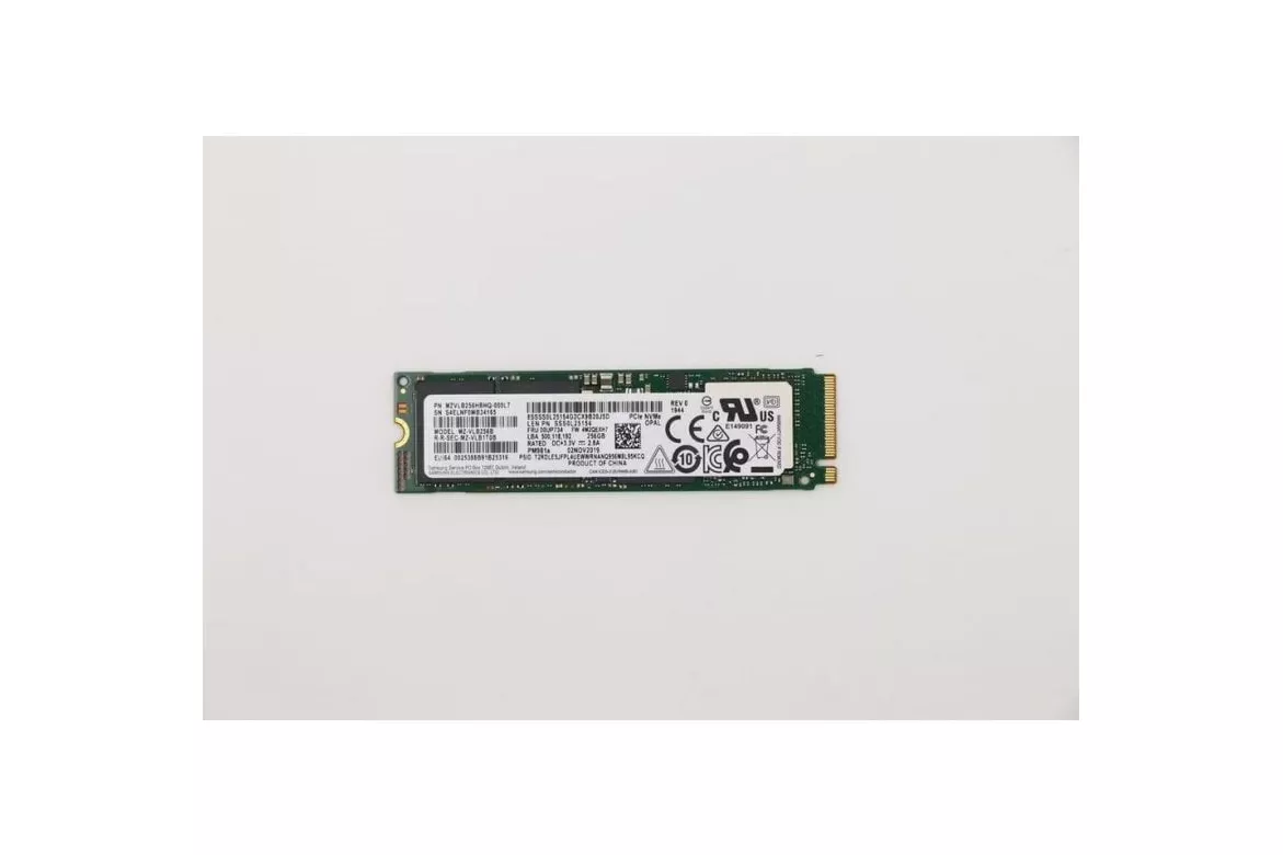 Disco Duro Lenovo 5SD1U51546 256 GB M.2 SSD PCIe NVMe M.2 2280