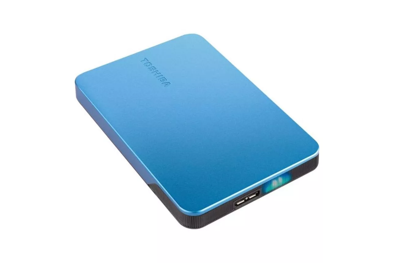 Disco duro Toshiba Canvio Flex 2TB externo 2,5" USB 3.2 Gen 1 azul brillante