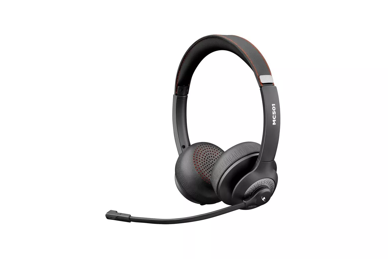 Auriculares Bluestork MC501 inal&aacute;mbricos Bluetooth para oficina y videollamadas plegables negros