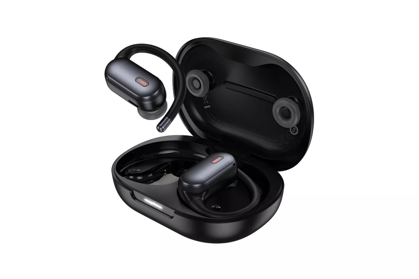 Auriculares Hoco EA7 inal&aacute;mbricos Bluetooth con Cancelaci&oacute;n de Ruido y micr&oacute;fono, dise&ntilde;o o&iacute;do abierto, 7h autonom&iacute;a, color negro