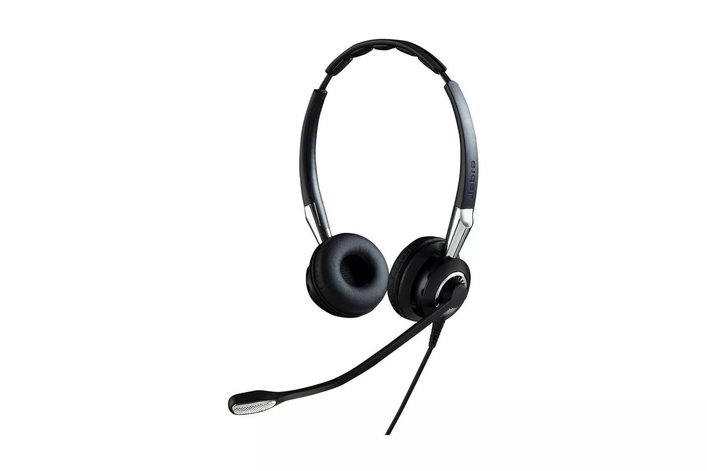 Auriculares Jabra Biz 2400 II con cable QD, cancelaci&oacute;n de ruido y micr&oacute;fono articulado