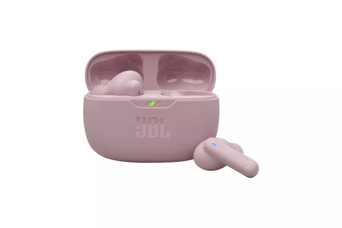 Auriculares JBL inal&aacute;mbricos Bluetooth 5.3 con Cancelaci&oacute;n de Ruido y micr&oacute;fono rosa