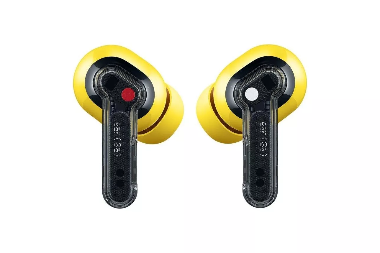 Auriculares Nothing Ear (3a) inal&aacute;mbricos Bluetooth con Cancelaci&oacute;n Adaptativa de Ruido Amarillo