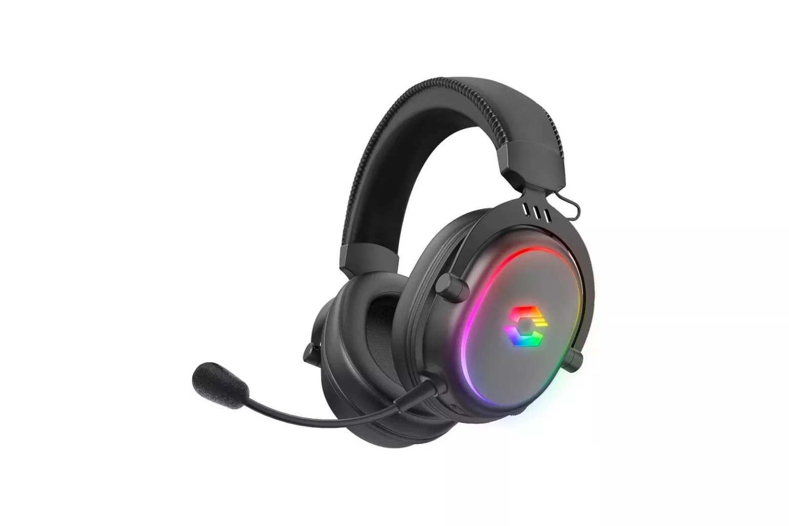 Auriculares Speedlink K500W inal&aacute;mbricos Bluetooth y RF para gaming, RGB, negros