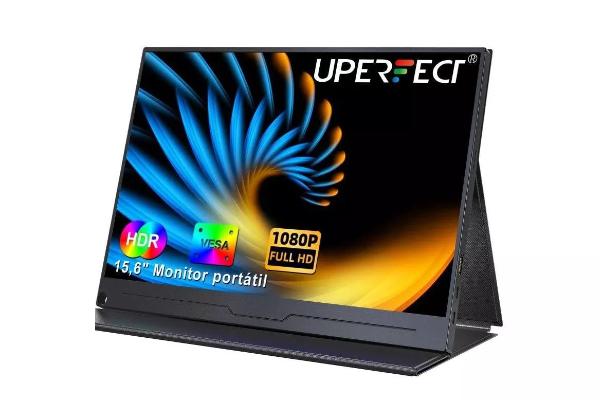 Monitor Uperfect 15.6" FullHD 60Hz IPS port&aacute;til 100% sRGB 8ms VESA altavoces