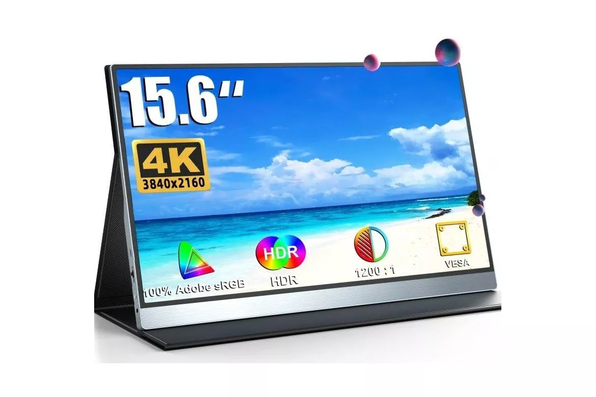 Monitor Uperfect 15,6" UltraHD 4K 60Hz QLED HDR Altavoces Integrados VESA 8ms