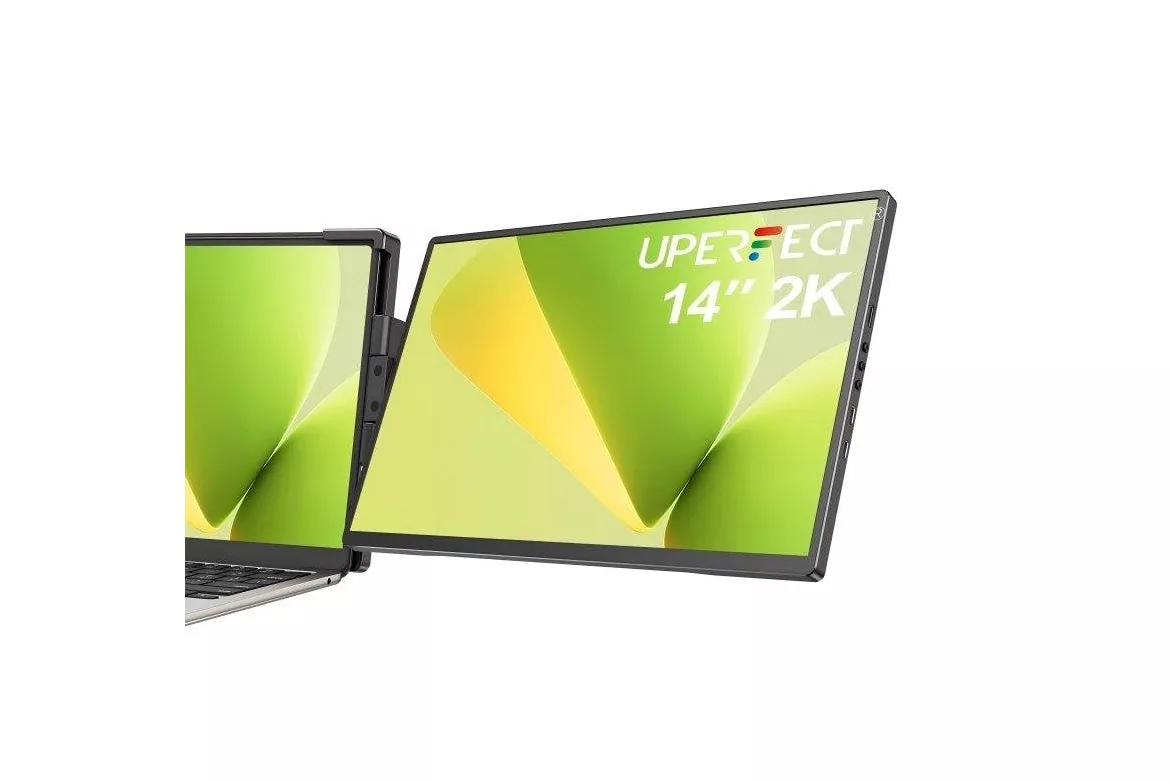 Monitor Uperfect 14" 2K 60Hz IPS Dual Port&aacute;til USB-C Mini HDMI Plegable