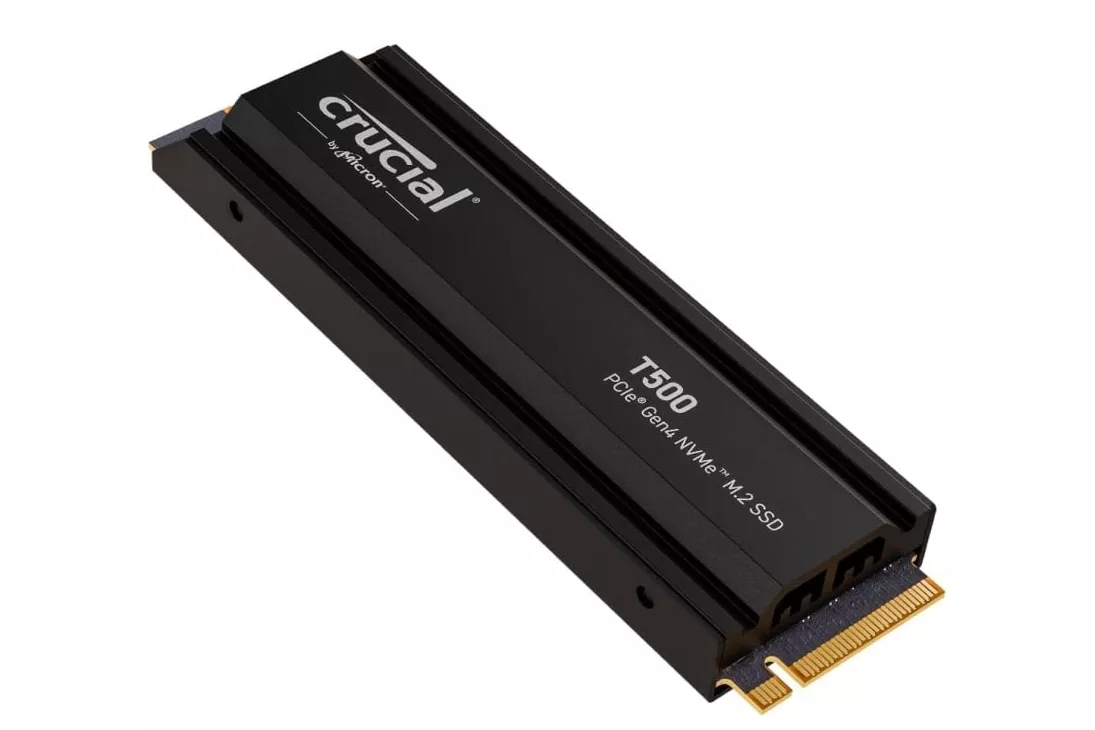 Crucial T500 1TB SSD PCIe Gen4 NVMe M.2 con Disipador