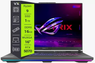 Port&aacute;til Asus ROG Strix G16 G614PW-TS090 AMD Ryzen 9 8940HX RTX 5080 32GB 1TB 16" FreeDOS