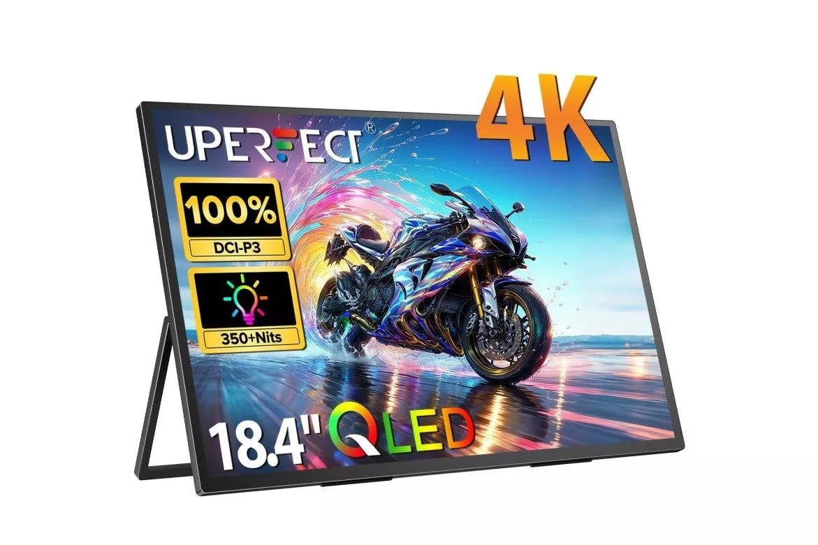 Monitor Uperfect 18,4" UltraHD 4K 60Hz QLED FreeSync Altavoces Integrados VESA