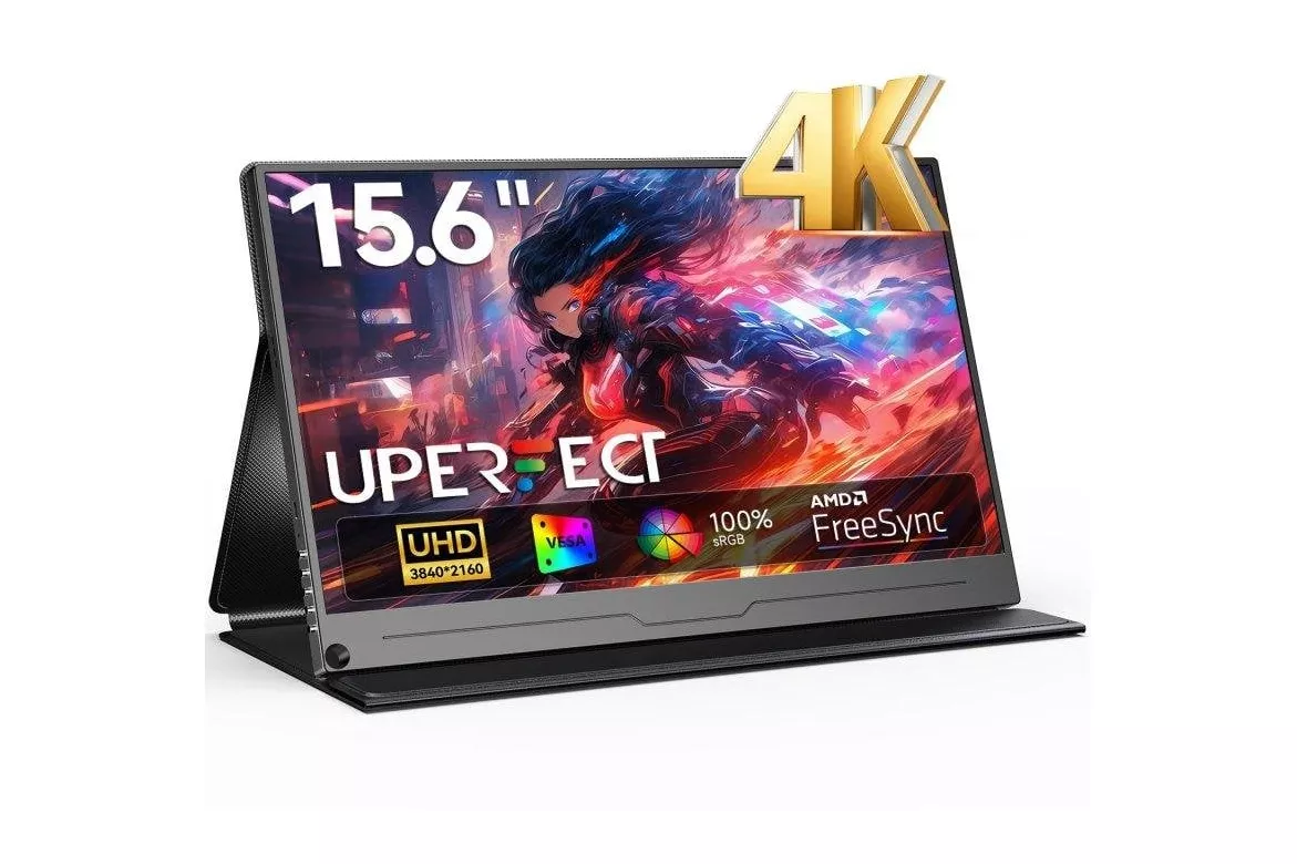 Monitor Uperfect 15,6" UltraHD 4K 60Hz IPS T&aacute;ctil USB-C Aluminio VESA