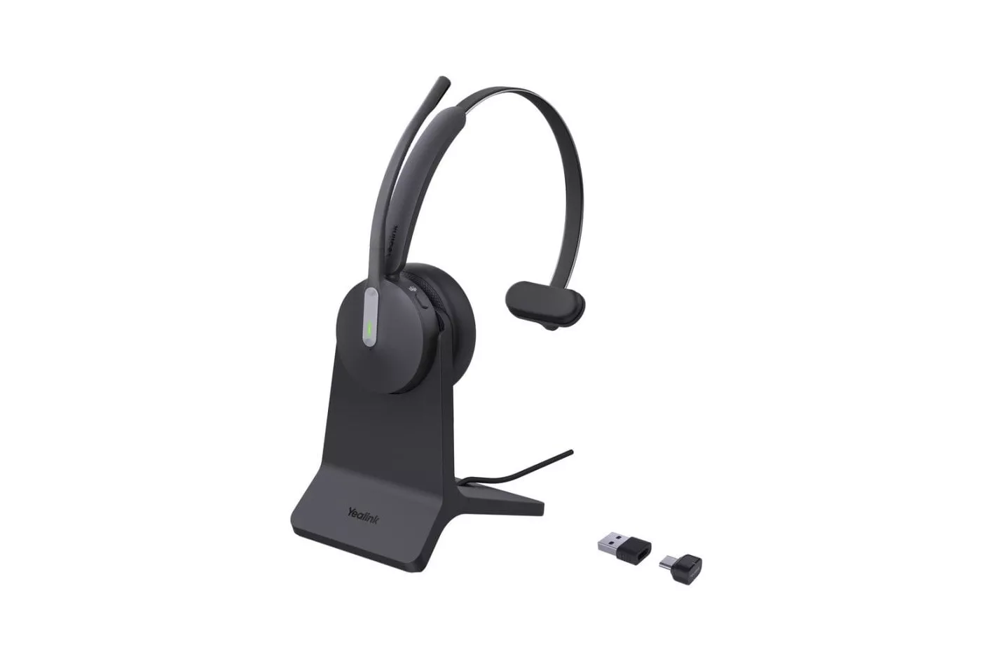 Auriculares Yealink BH70 Mono inal&aacute;mbricos Bluetooth Oficina con Cancelaci&oacute;n de Ruido Negro