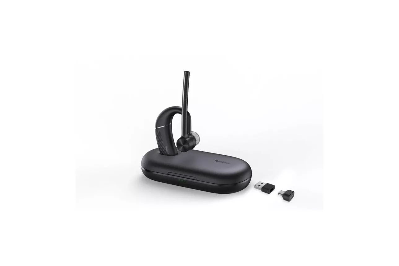 Auriculares Yealink BH71 Pro inal&aacute;mbricos Bluetooth con Cancelaci&oacute;n de Ruido, micr&oacute;fono y USB-C, negros