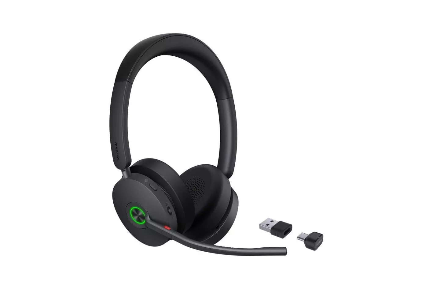 Auriculares Yealink BH74 UC inal&aacute;mbricos Bluetooth con Cancelaci&oacute;n Activa de Ruido, micr&oacute;fono y USB-C/A, negros