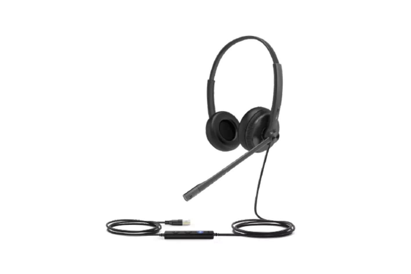 Auriculares Yealink UH34 con cable USB, cancelaci&oacute;n de ruido, para oficina y call center, negros