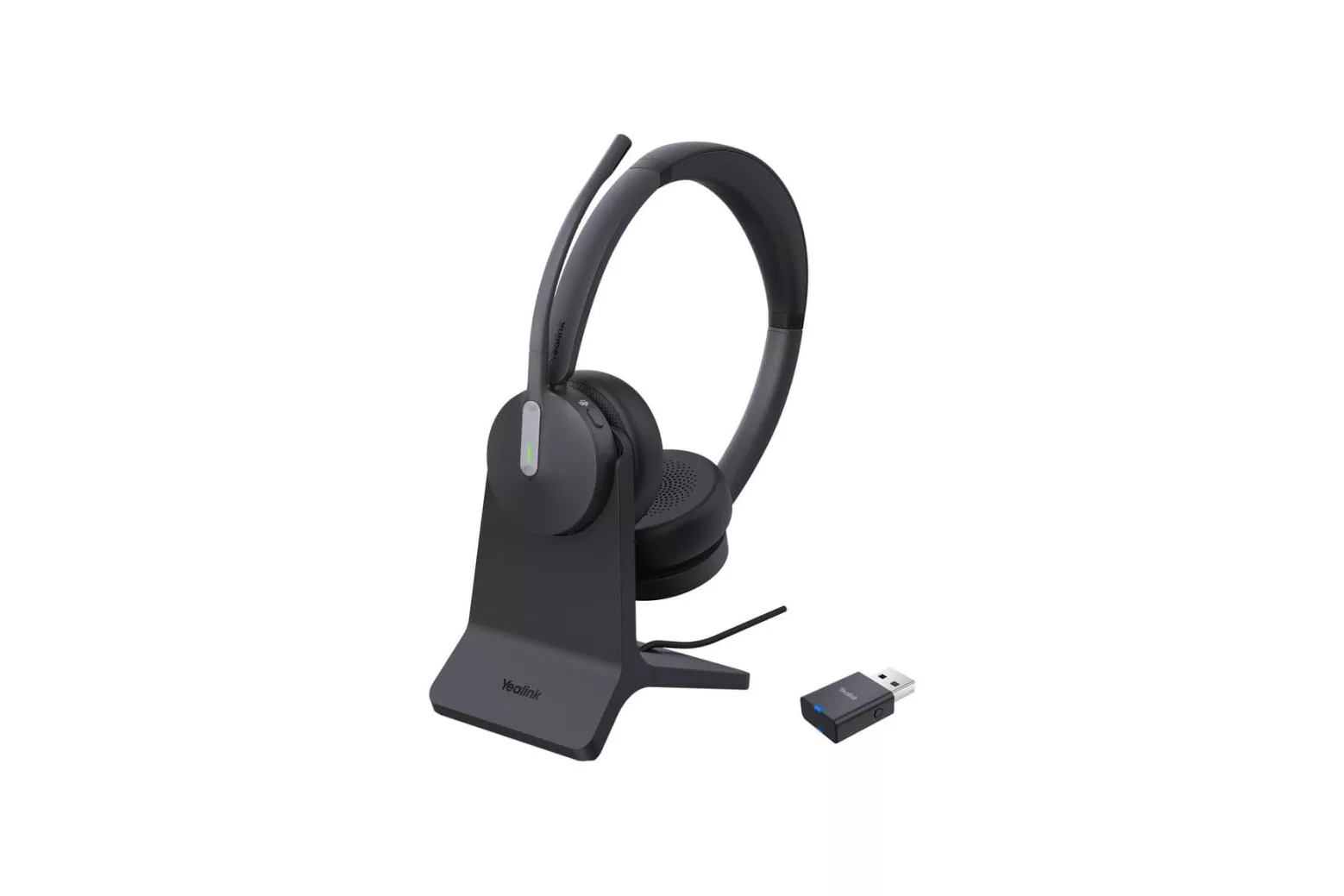 Auriculares Yealink WH64 inal&aacute;mbricos Bluetooth para oficina y Teams, negros