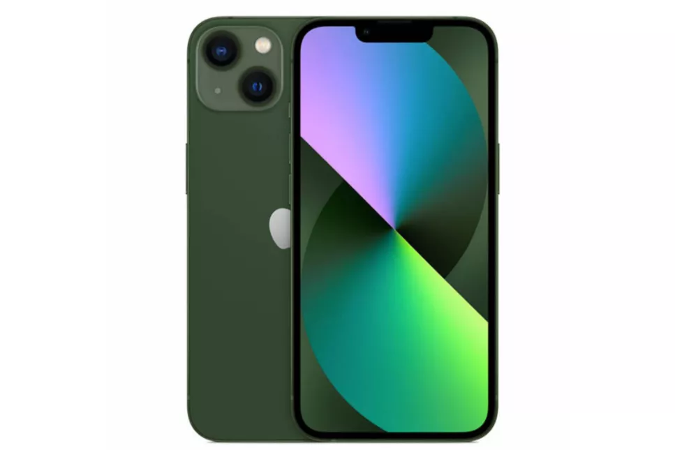 Smartphone/M&oacute;vil Apple iPhone 13 6.1" 4GB 128GB 5G Verde