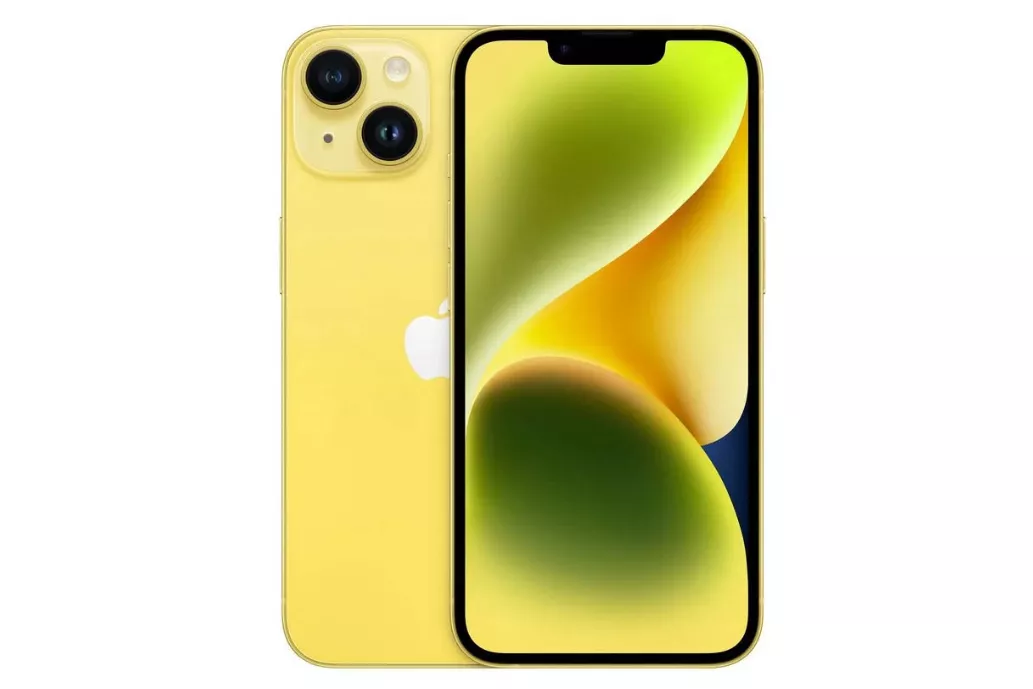 Smartphone/M&oacute;vil Apple iPhone 14 6.1" 6GB 128GB 5G Amarillo