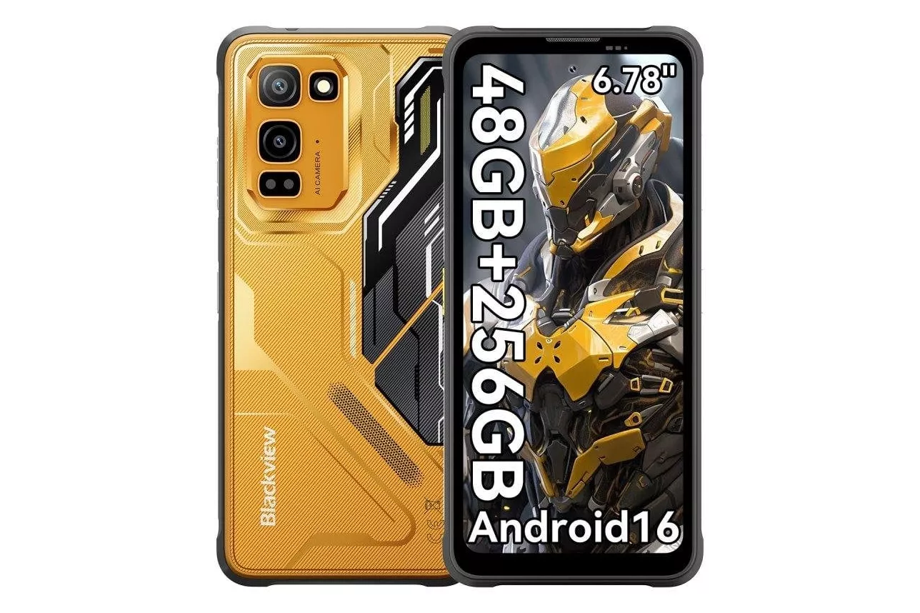 Blackview Fort 5 4G 12GB 256GB 6,78" Amarillo c&aacute;mara 108 MP
