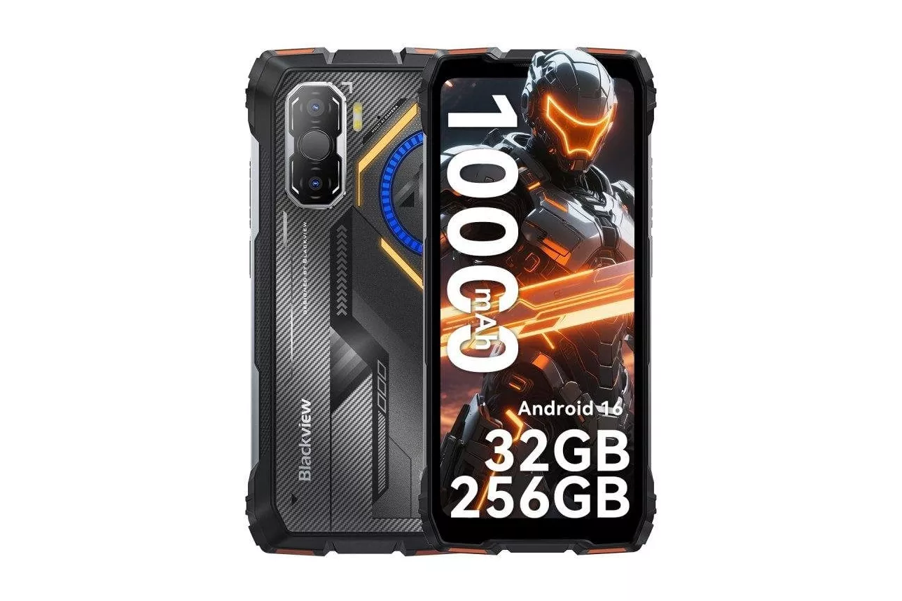 Blackview Rock 3 4G 8GB 256GB Naranja 6.78" Rugerizado