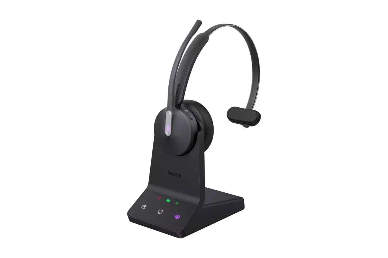 Auriculares Yealink WH64 Mono inal&aacute;mbricos Bluetooth para oficina y Teams negros