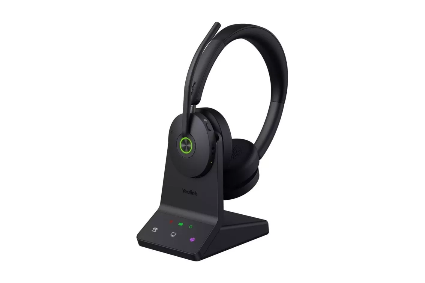 Auriculares Yealink WH68 Teams inal&aacute;mbricos Bluetooth 5.3 con Cancelaci&oacute;n de Ruido y base de carga