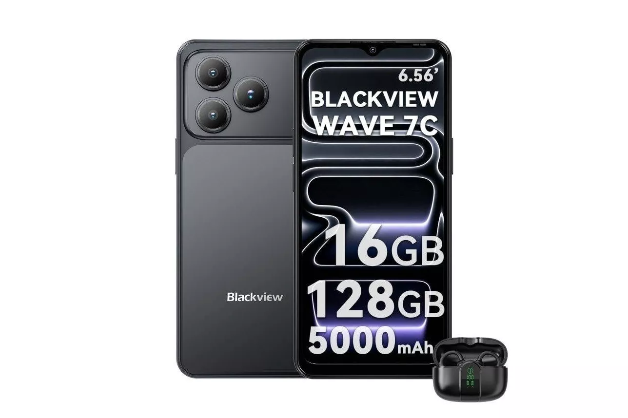 Blackview Wave 7C 4G 4GB 128GB 6,56" Negro bater&iacute;a 5000 mAh