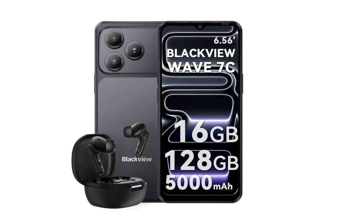 Blackview Wave 7C 4G 4GB 6.56" 128GB Negro bater&iacute;a 5000 mAh