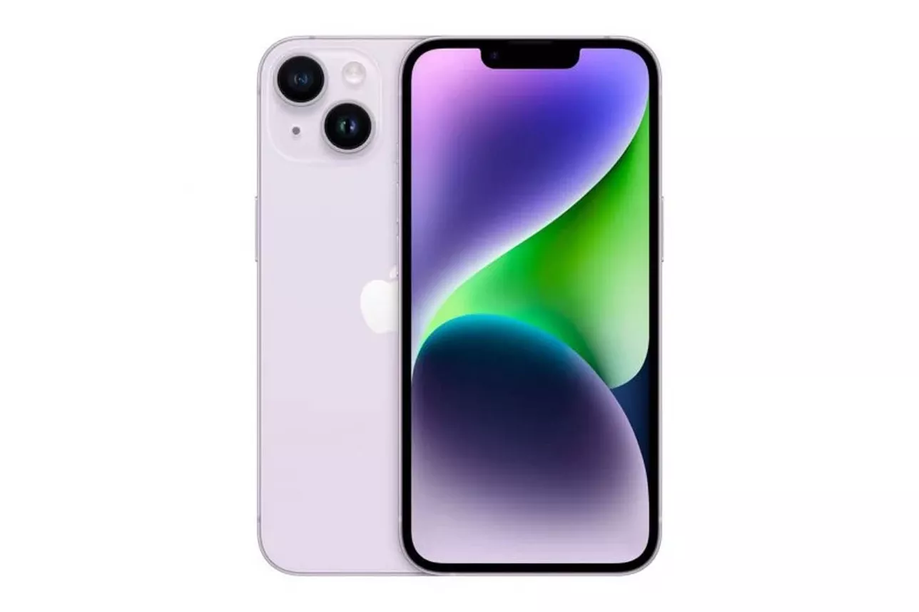 Smartphone/M&oacute;vil Apple iPhone 14 6.1" 6GB 256GB 5G P&uacute;rpura