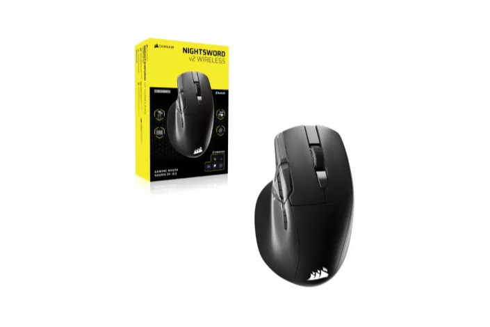 Corsair NIGHTSWORD v2 Wireless SD Stream Deck - Rat&oacute;n gaming inal&aacute;mbrico