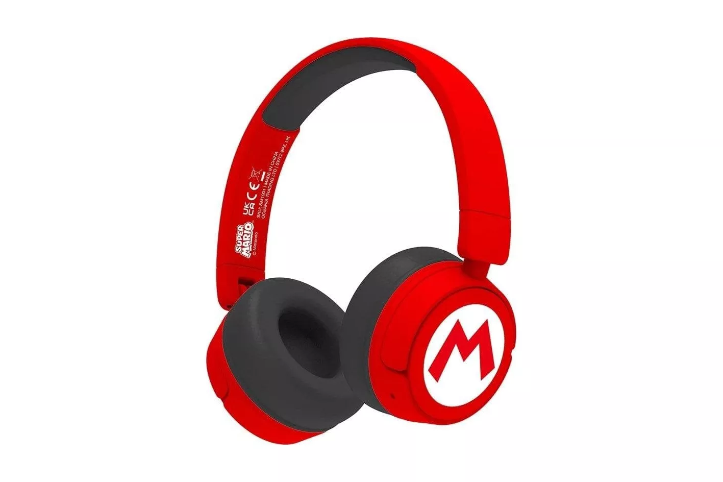 Blade Super Mario Logo Auriculares Infantiles Inal&aacute;mbricos Plegables