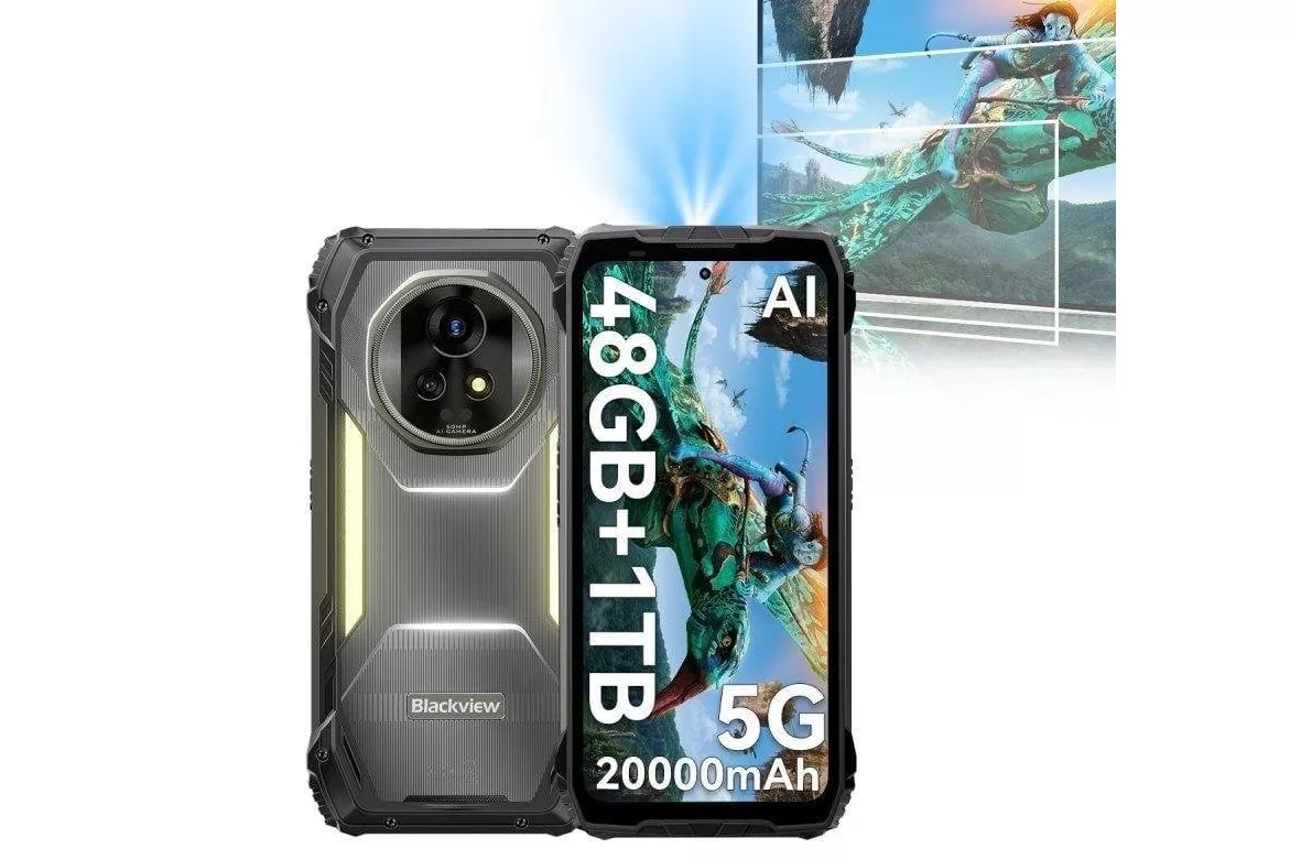 Blackview Xplore 2 5G 16GB Negro 6,73" 1TB bater&iacute;a masiva