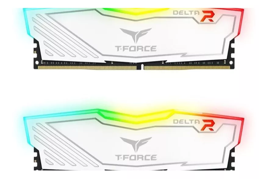 Team Group Delta RGB DDR4 3200 PC4-25600 16GB 2x8GB CL16 Blanco