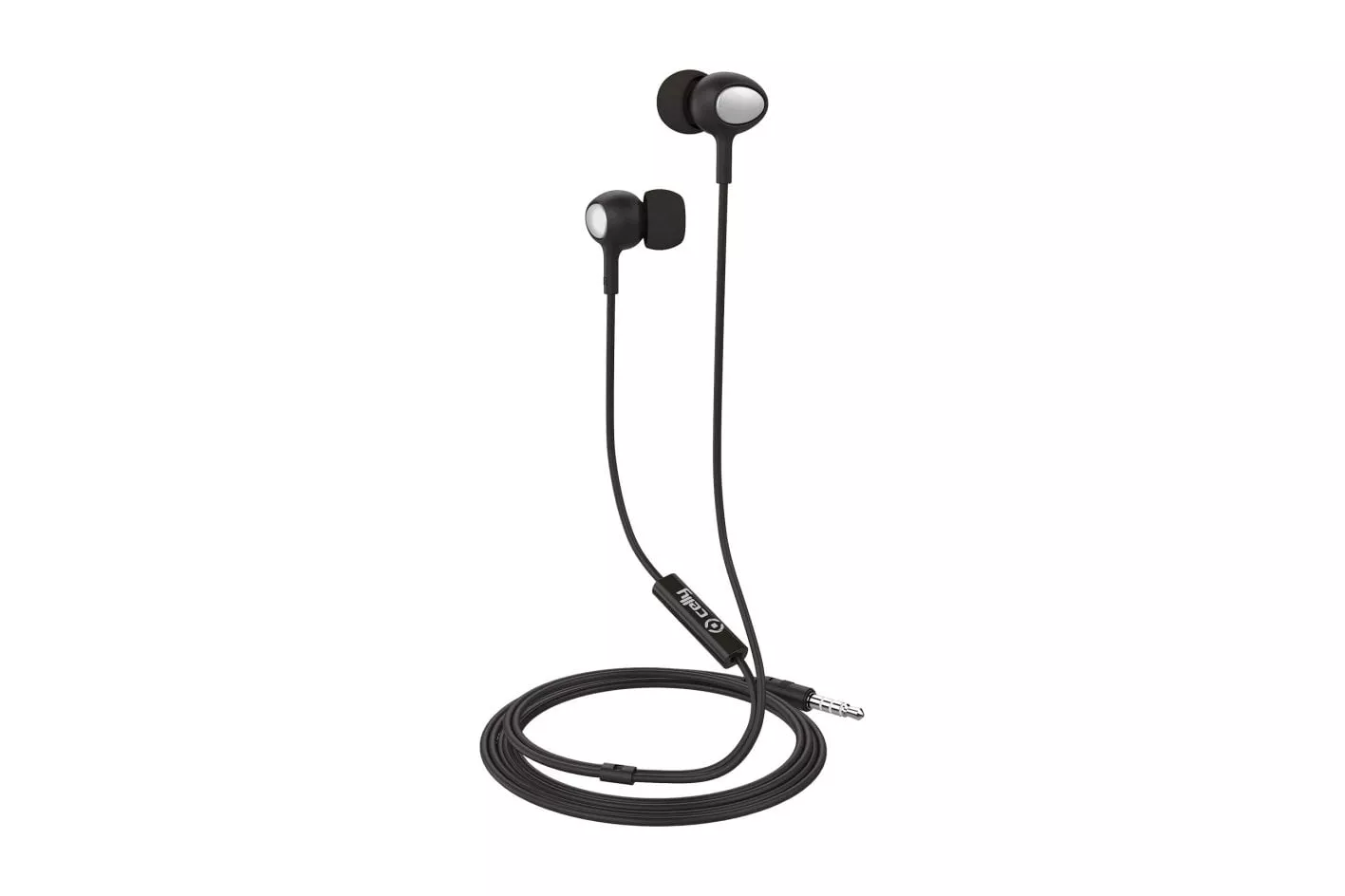 Celly UP500 Auriculares Est&eacute;reo con Cable Jack 3 5 Negro
