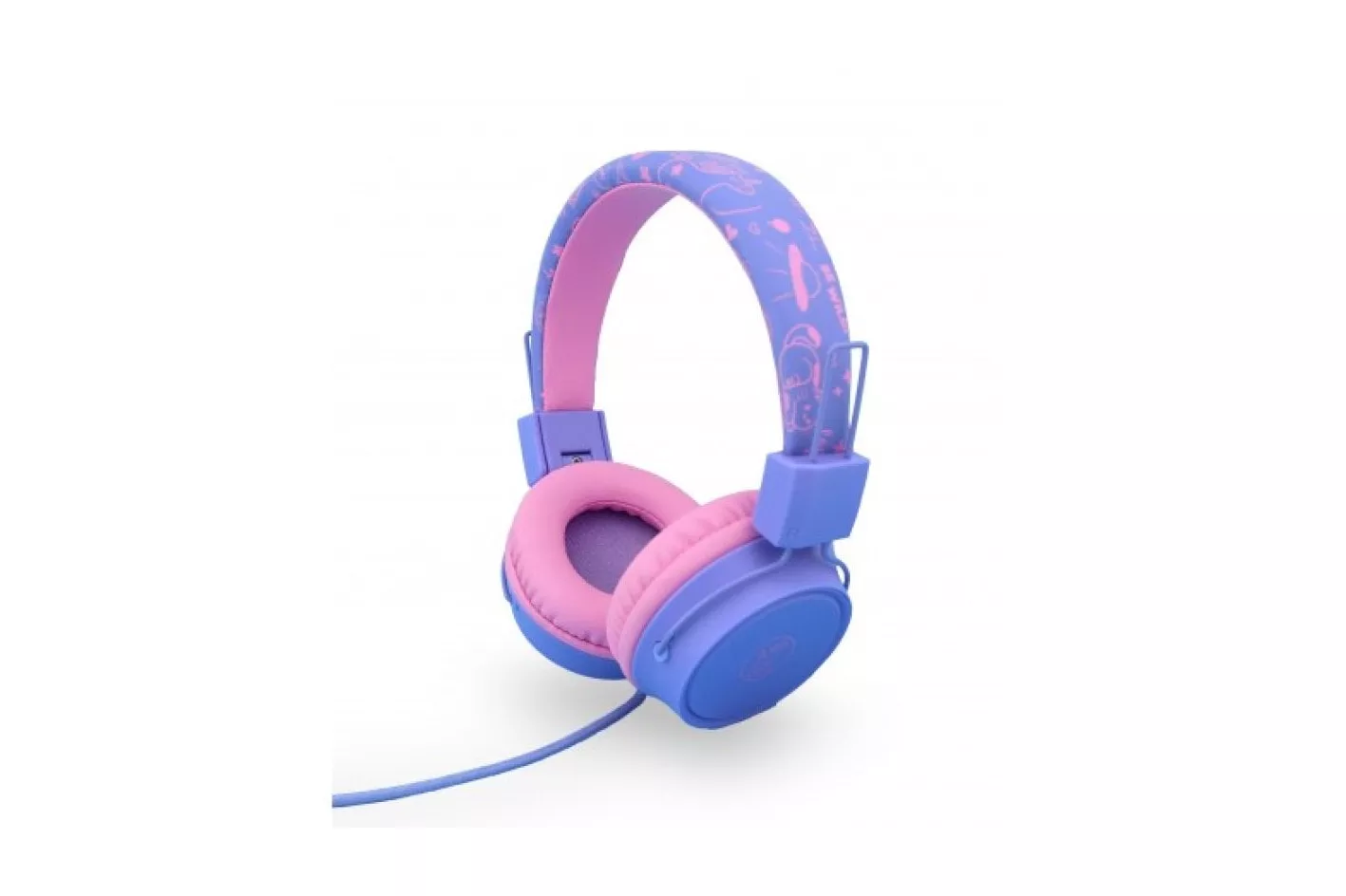 DCU Auriculares Infantiles con Micr&oacute;fono Rosa/Lila