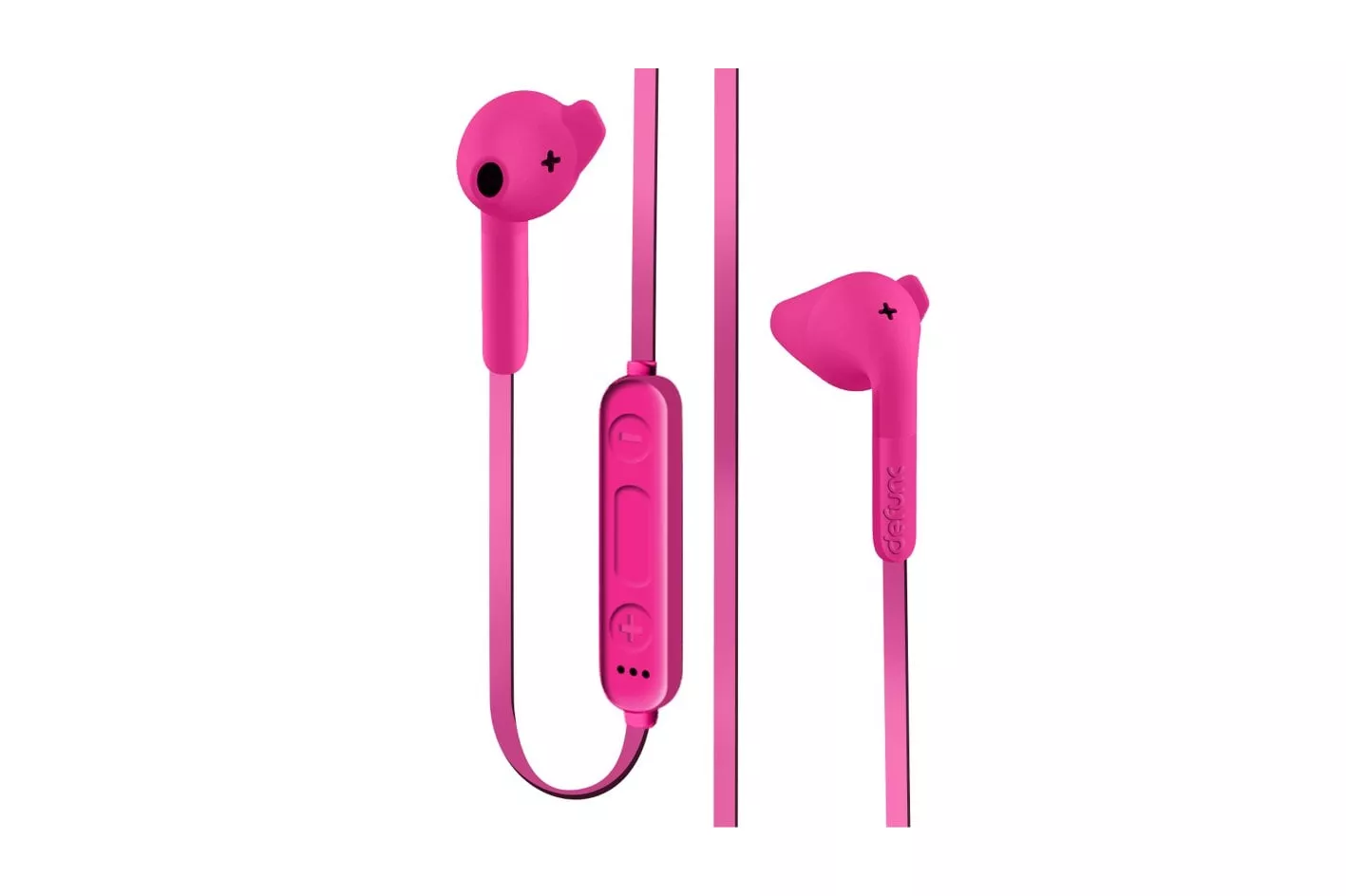 Defunc Auriculares con Cable Bluetooth Control Remoto Micro Autonom&iacute;a 5h Rosa