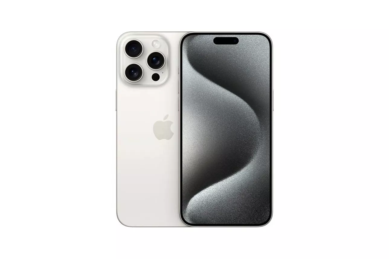 Smartphone/M&oacute;vil Apple iPhone 15 Pro Max 6.7" 8GB 256GB 5G Blanco Titanio