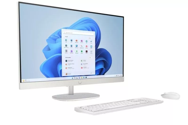 Ordenador Todo en uno HP 27-cr0125ns Intel Core i5-1335U 16GB 512GB SSD Iris Xe 27" Windows 11 Home Blanco