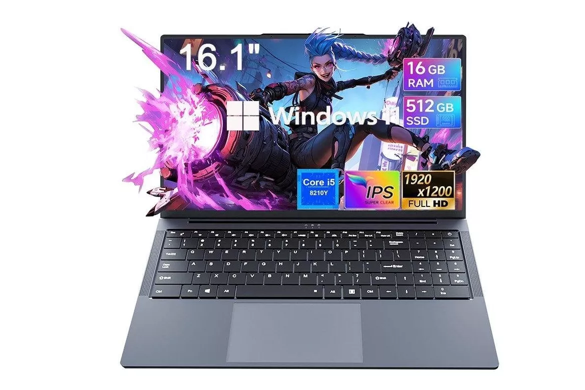 Port&aacute;til Funyet 16" Intel Core i5-8210Y 16GB 512GB SSD Windows 11 Pro