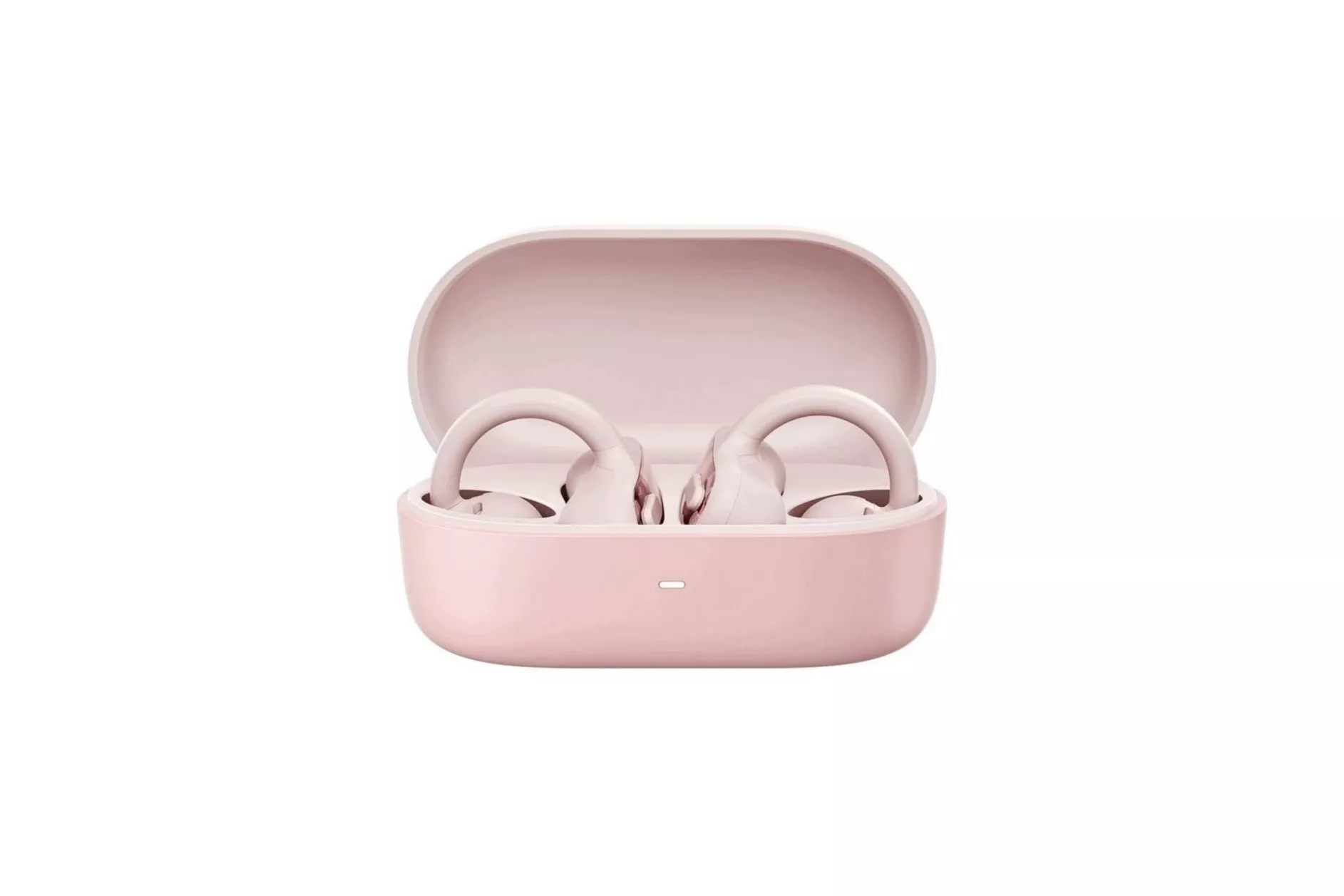 Auriculares Lenovo X500 clip-on abiertos con cable para m&uacute;sica y llamadas rosa