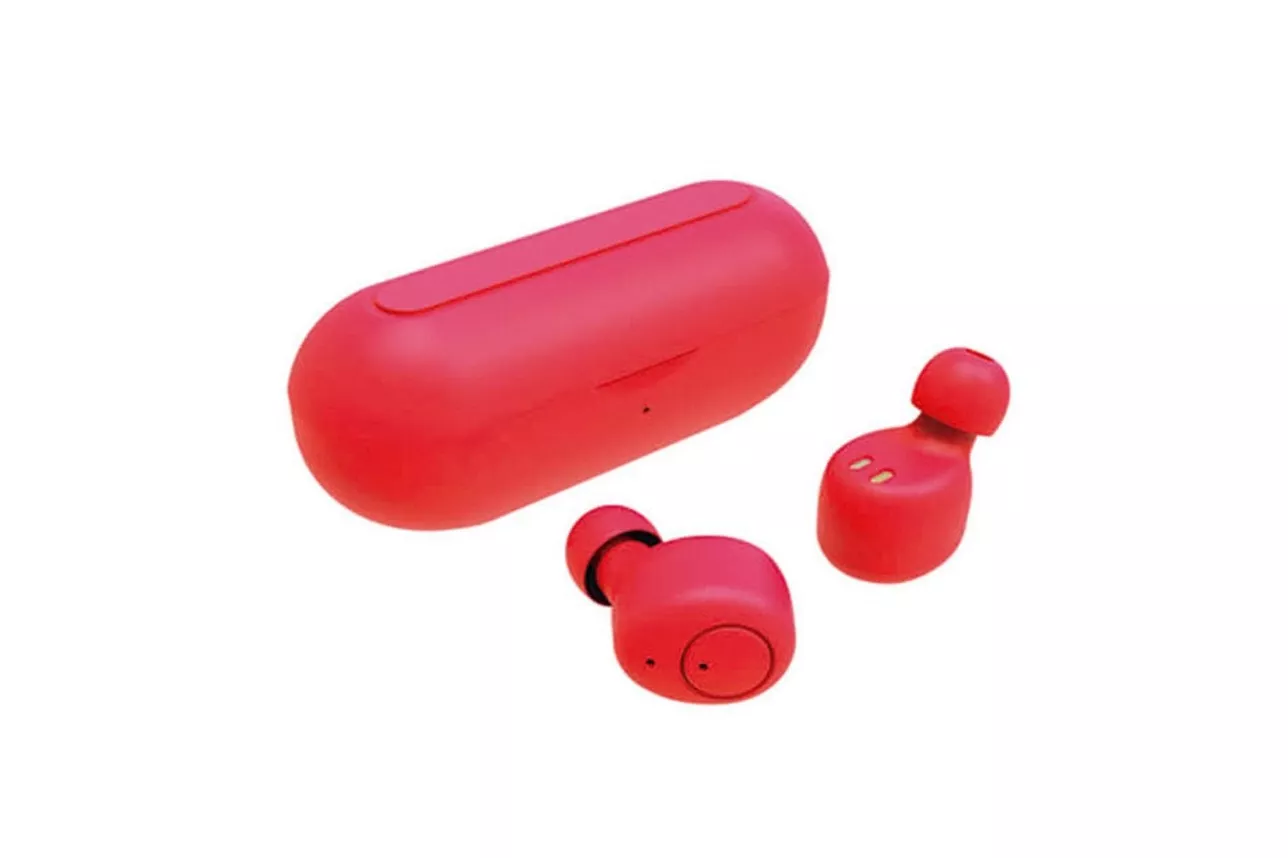 Eurotrail Auriculares Bluetooth MicroUSB Rojos
