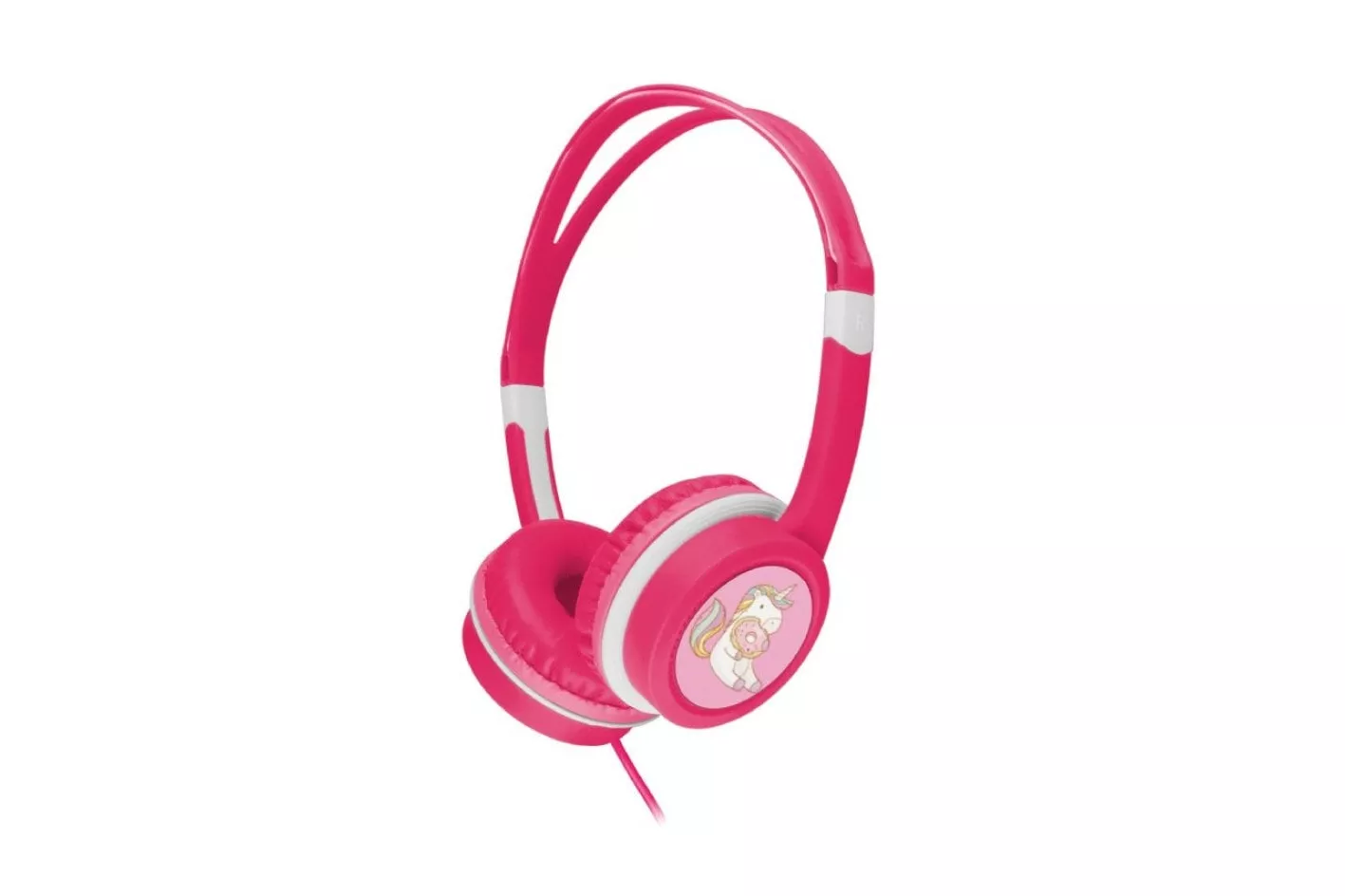 Gembird MHP-JR-PK Auriculares para Ni&ntilde;os con Limitador de Volumen Rosa