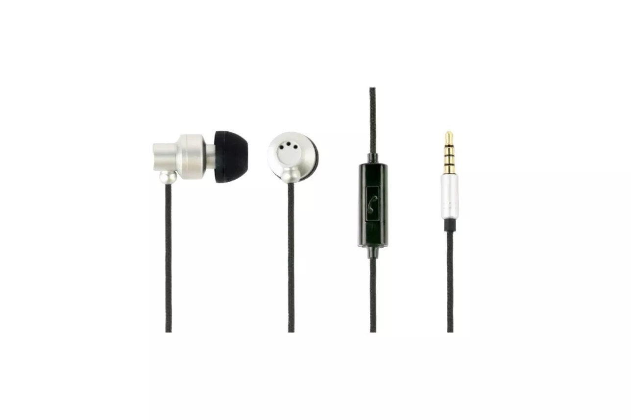 Gembird Paris Auriculares Met&aacute;licos con Micr&oacute;fono Plata