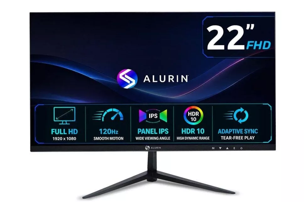 Monitor Alurin CoreVision 120IPSLite 22" FullHD 120Hz IPS HDR10 Adaptive Sync 2ms