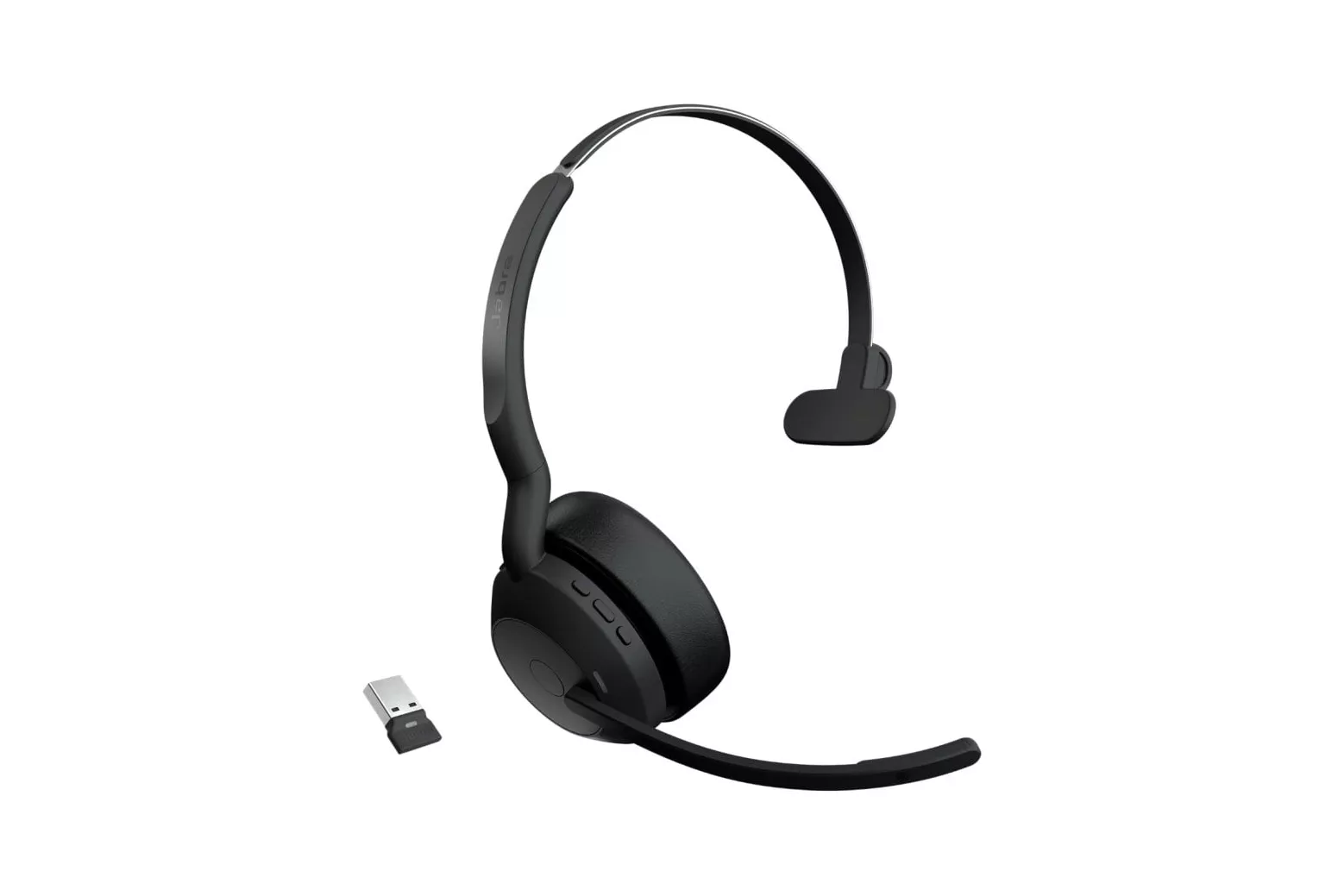 Jabra Evolve 2 55 Auriculares Bluetooth para Oficina/Centro de Llamadas Negros