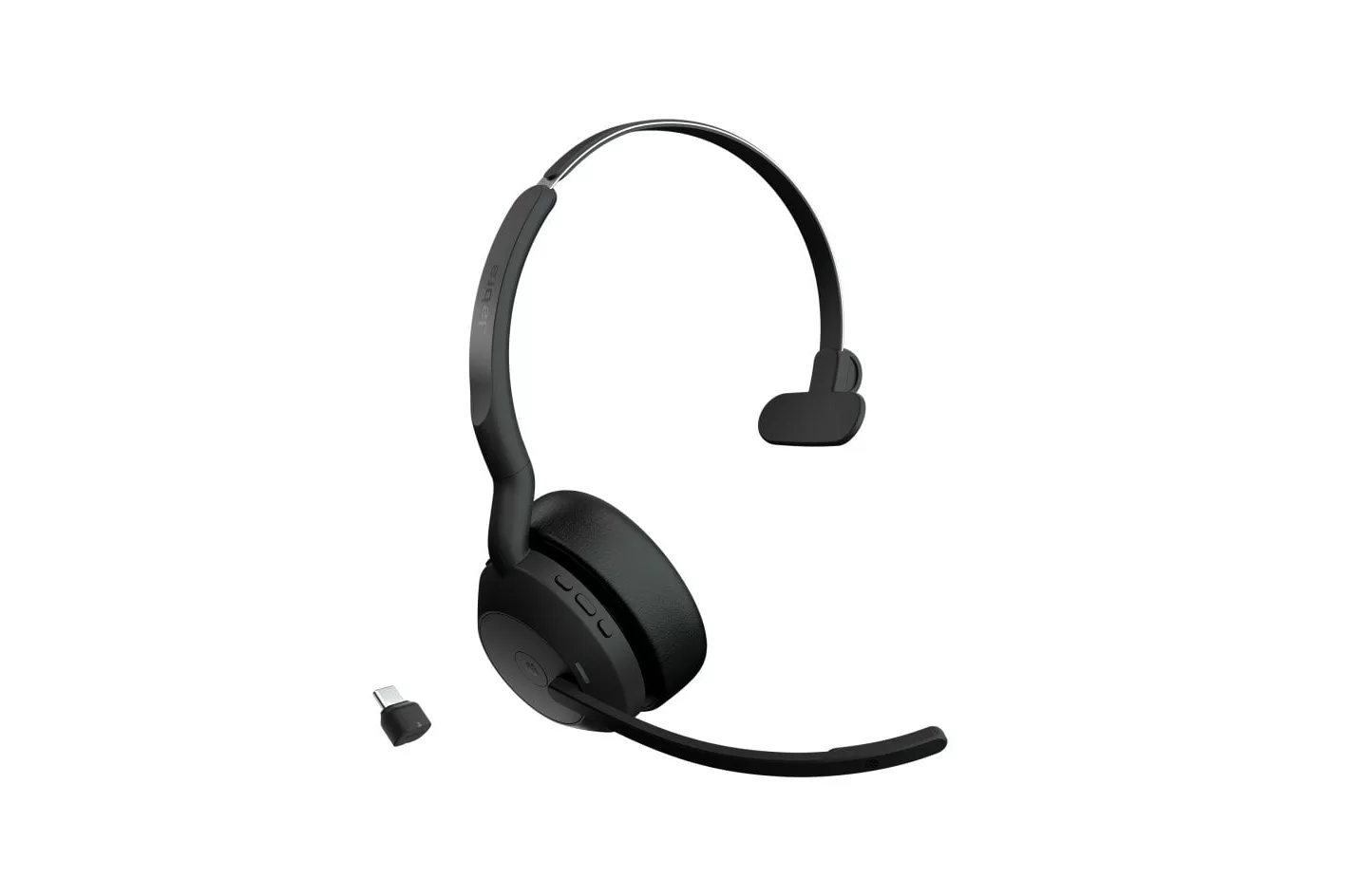 Jabra Evolve2 55 Auriculares Inal&aacute;mbrico Diadema Oficina/Centro de llamadas Bluetooth Negro